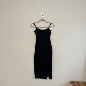 Bodycon Tank Dress, Black, Size S